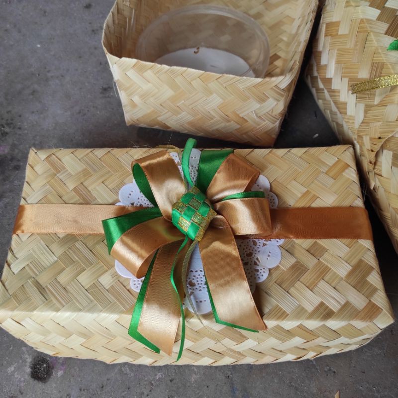 

READY PITA LEBARAN SAJA + KETUPAT + TALI PANJANG + KERTAS DOLLIES | hiasan parsel pita besek lebaran