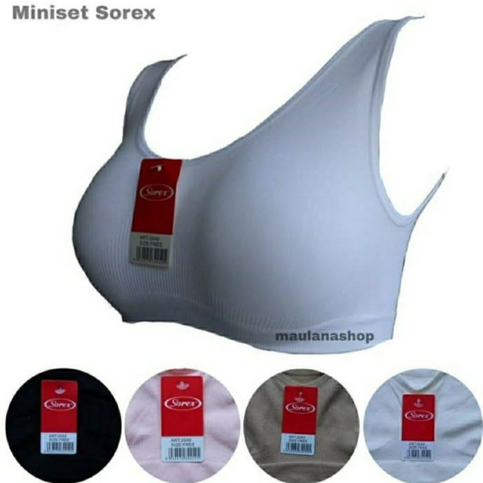 Sorex Miniset 2049 - Sport Bra Remaja - Bra Anak ABG Sekolah Tanpa Busa