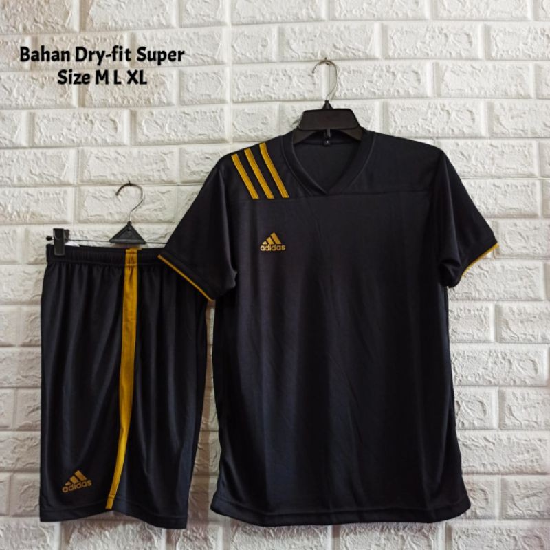 jersey adidas hitam