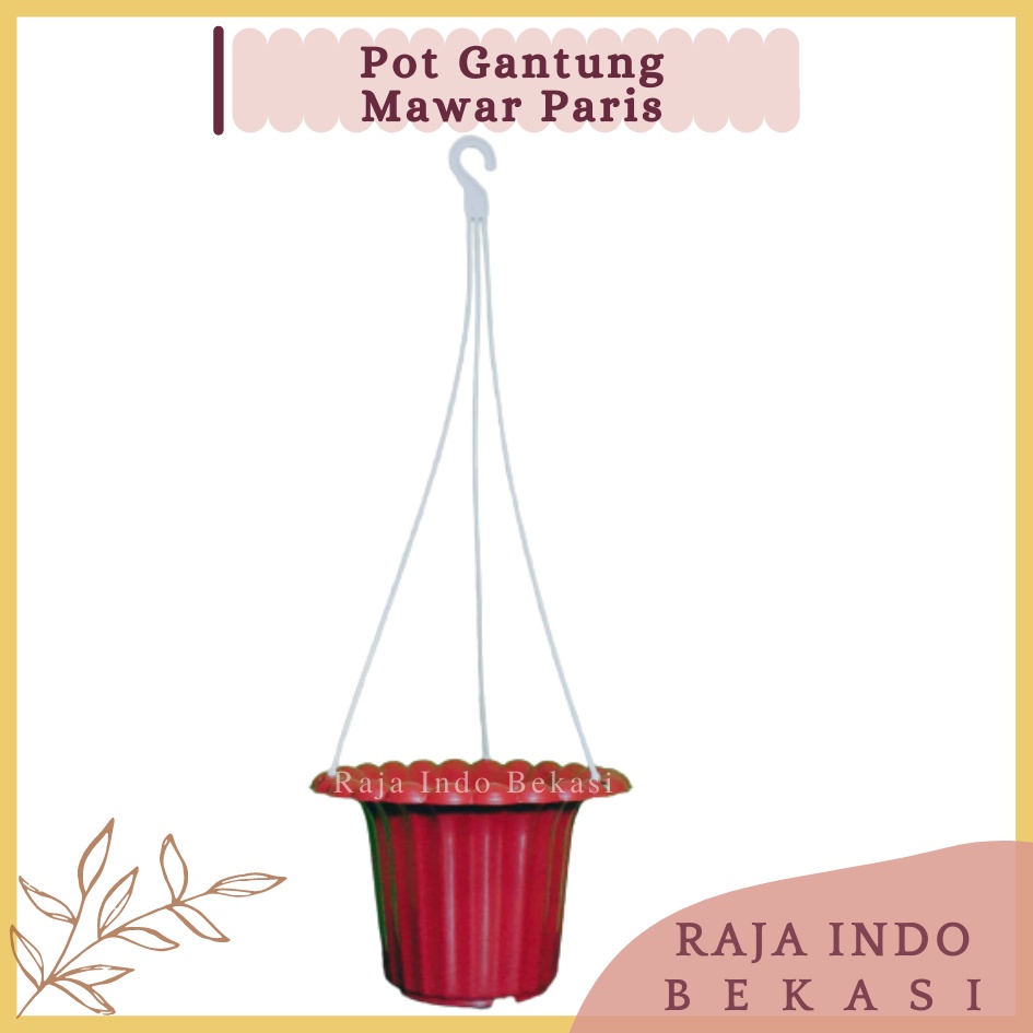 Pot Gantung 20 Putih