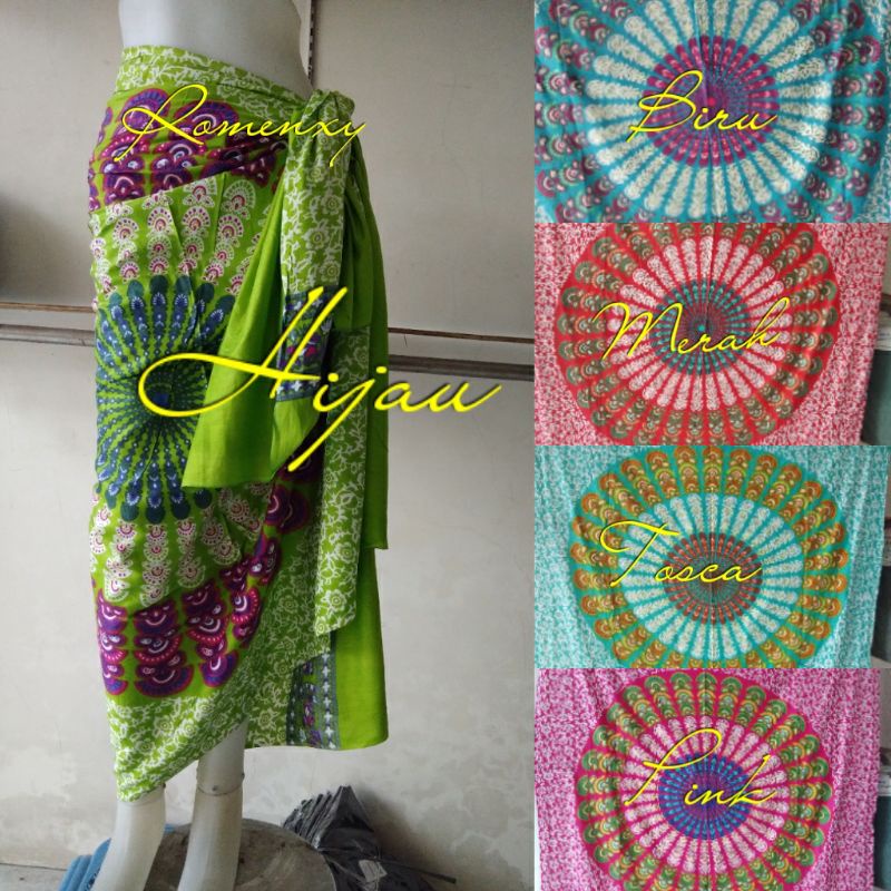 sarung pantai/kain panta tebel halus adem,mandala new collor