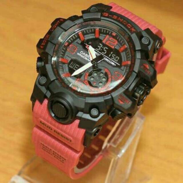 JAM TANGAN PRIA CASIO GSHOCK BATMAN II STRAP RED WATER RESIST