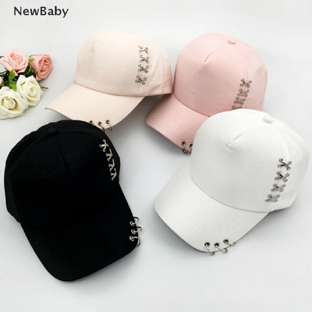 Topi Baseball Adjustable Motif Bordir Tulisan Baby Gaya Hip Hop Untuk Wanita