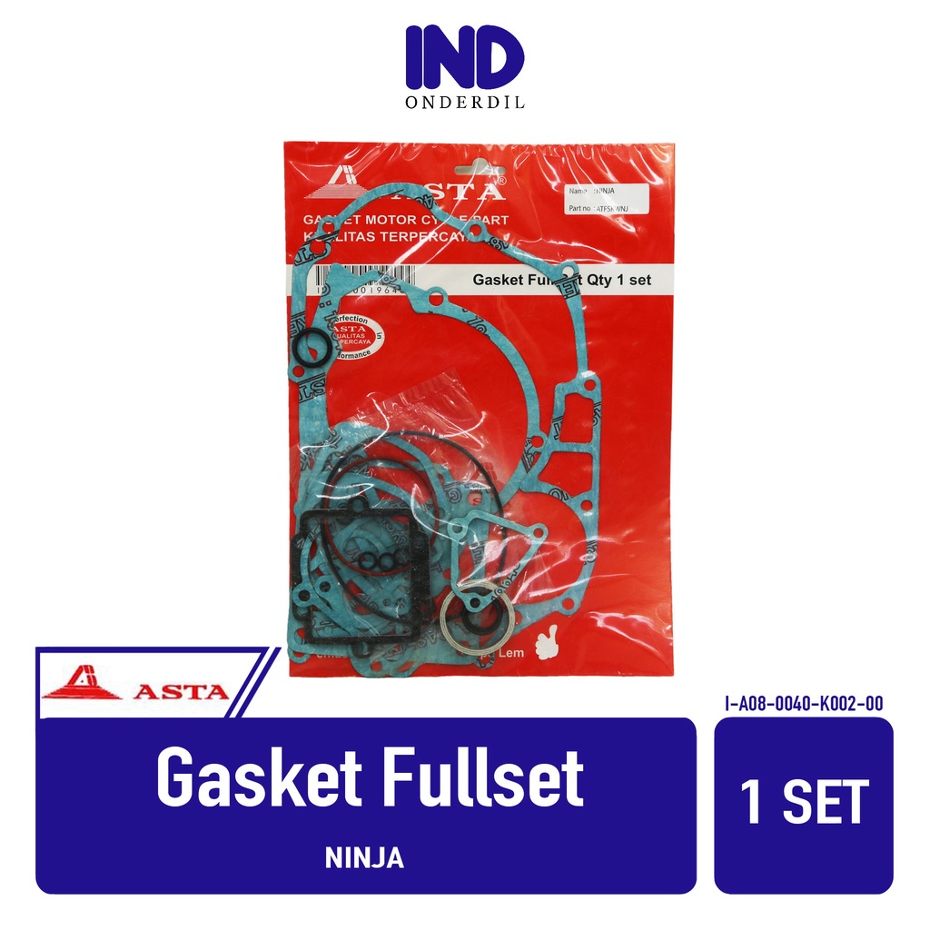 Gasket Perpak-Fullset-Topset Paking-Packing Full-Top-Set Ninja 150R-150 R Merk Asta