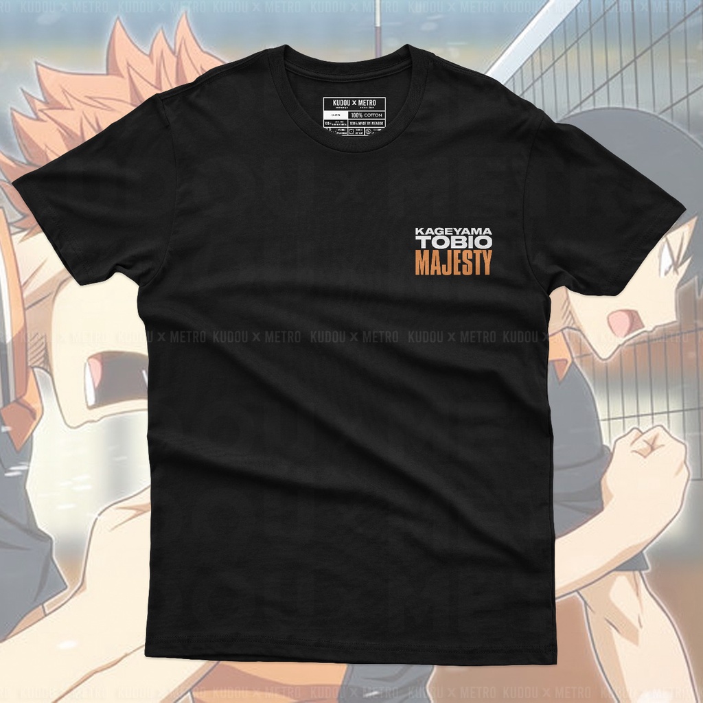 Tshirt Kageyama Tobio Majesty Anime Manga Haikyuu Premium Unisex