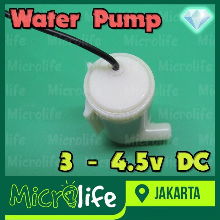 Micro Submersible Water Pump DC 3-4.5v Pompa Air Mikro