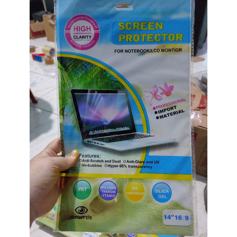 SCREEN PROTECTOR LAPTOP 14&quot; / ANTI GORES NOTEBOOK 14 INCH