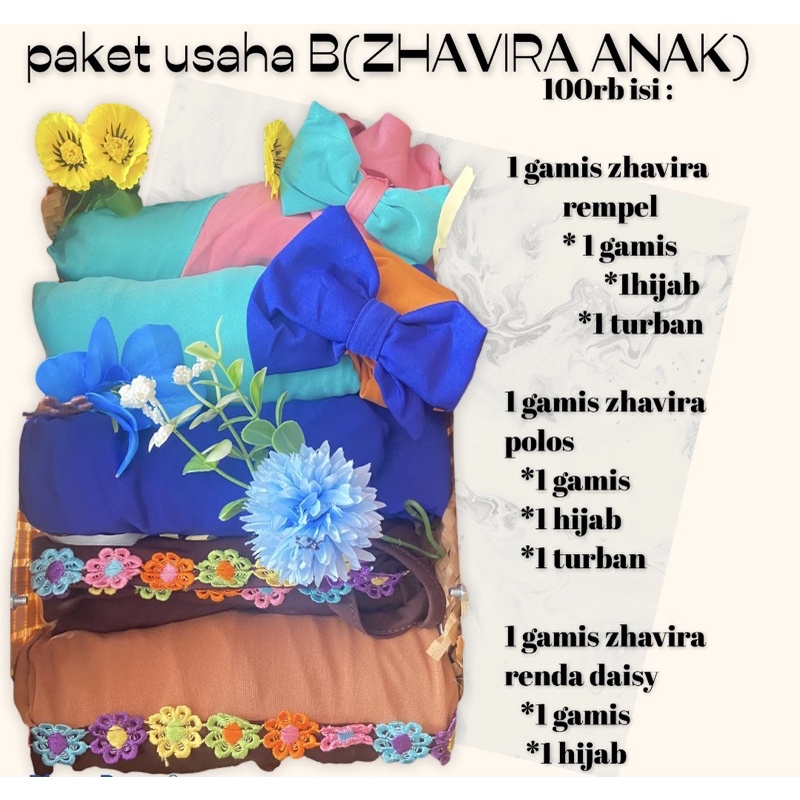 PAKET USAHA ZHAVIRA ANAK