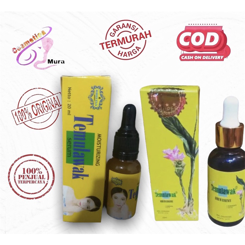 cosmeticamurah [co] BOLIYA SERUM TEMULAWAK BPOM - SERUM WAJAH BRIGHTENING &amp; WHITENING TEMULAWAK