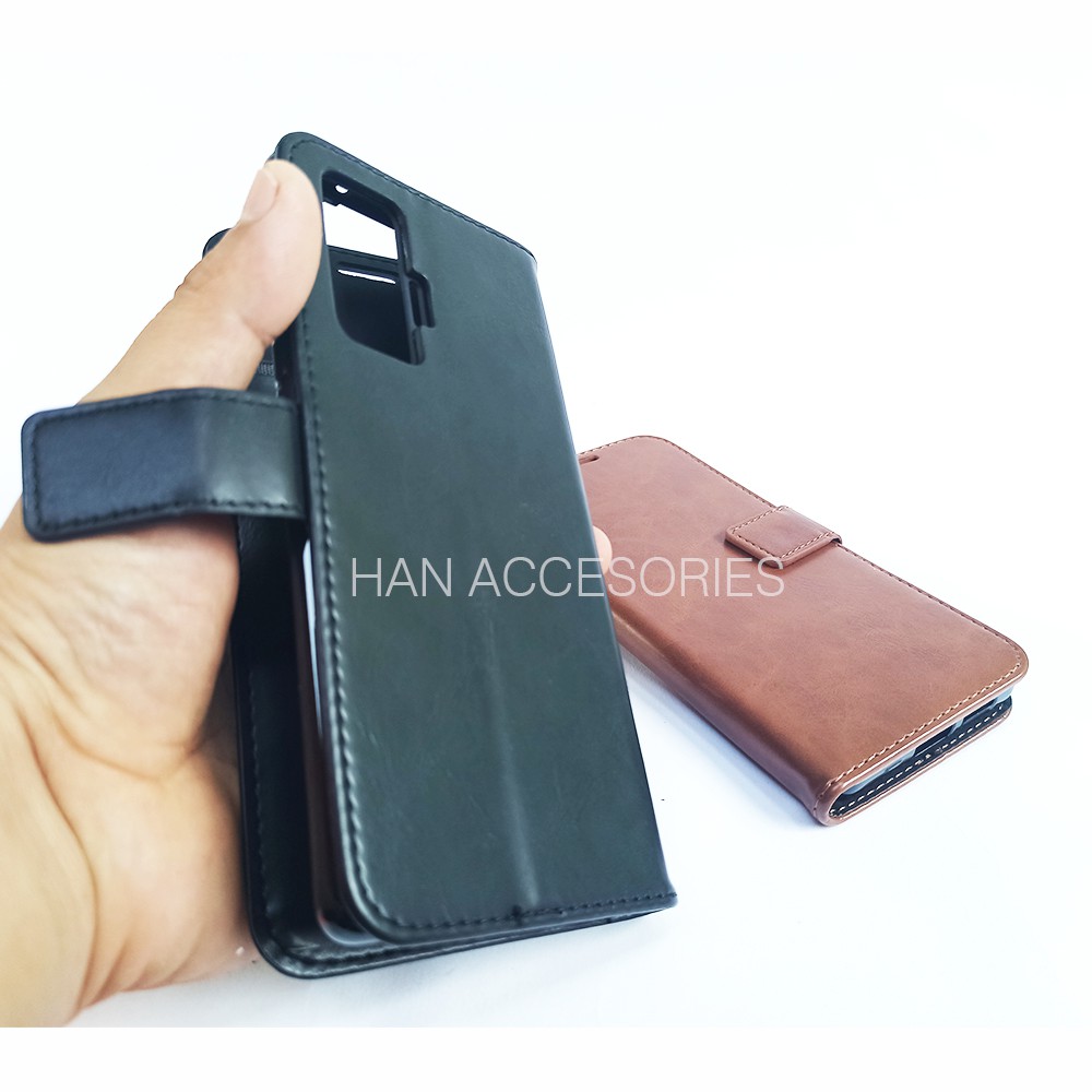 VIVO X50 | X50 PRO Original Fashion Selular Flip Leather Case - Flip Cover