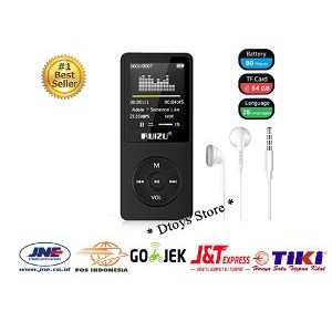 Unik Ruizu X02 HiFi DAP MP3 Player 8GB FM Radio Recorder Diskon