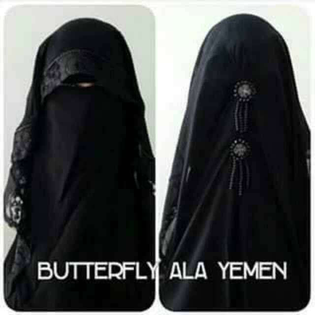 Niqab butterfly ala yaman