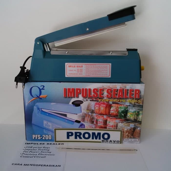 Impulse sealer 20 cm Q2 8200 alat press plastik PFS 200 ( 20cm )