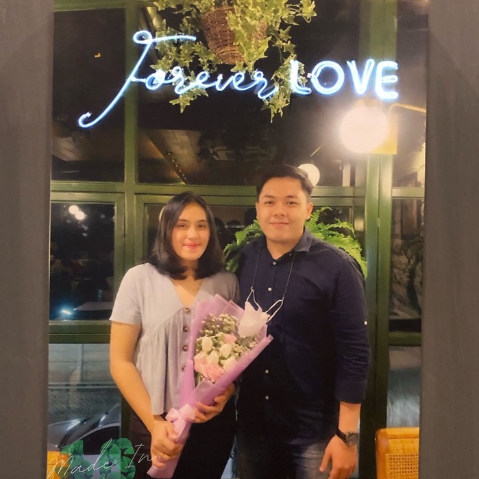 Neon Frame el wire custom foto tulisan karakter menyala - frame lampu hias - dekorasi dinding