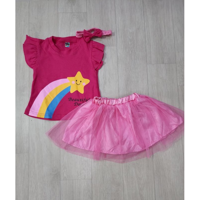 sofiebabyshop atasan tutu + bandana