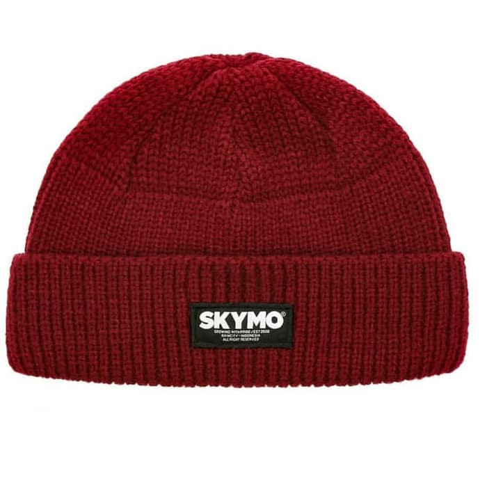 Topi Kupluk Skymo Apparel Beanie Hat Original Real Pict