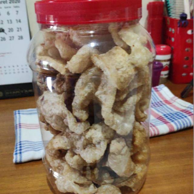 

Kerupuk Babi ( Kerubi ) 250gr murmer