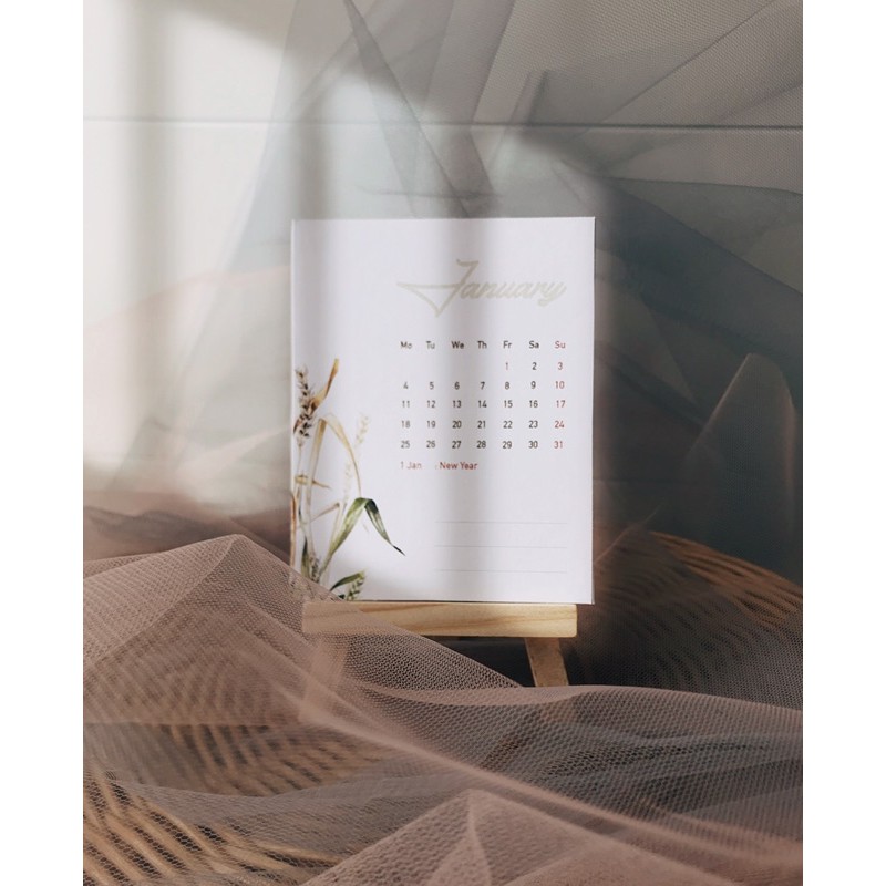 

Kalender Meja 2022 Wood Stand “planty” | Kalender meja | Kalender aesthetic | Kalender 2022