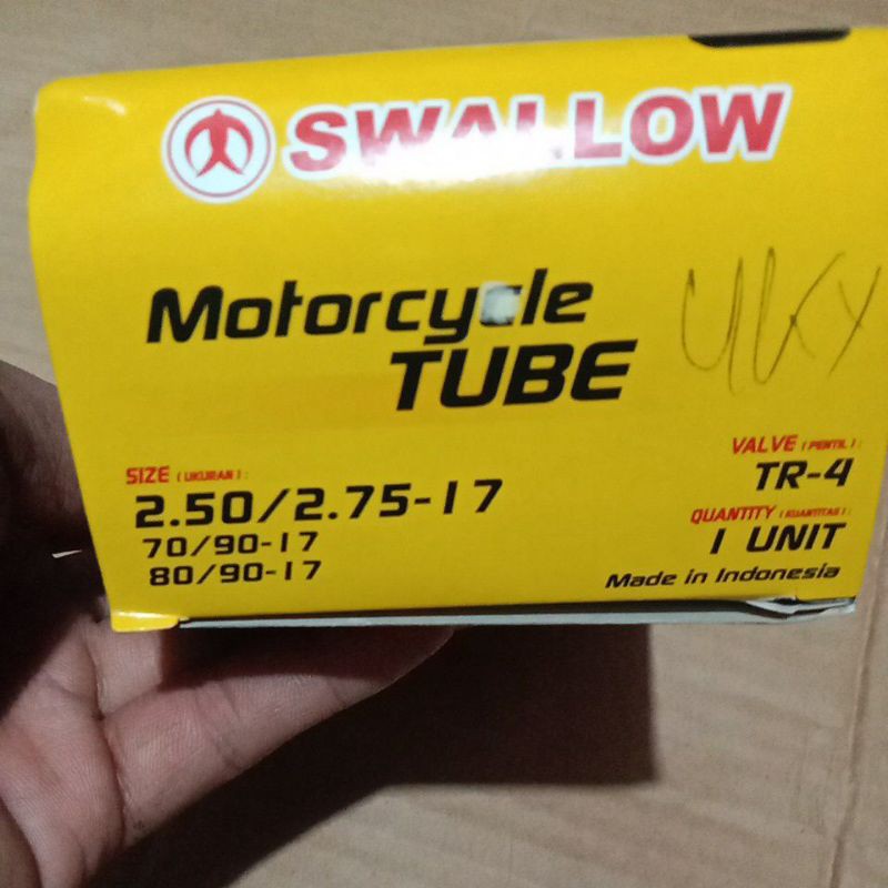 BAN DALAM MOTOR SUPRA JUPITER Z VEGA R NEW BELAKANG 80 90 17