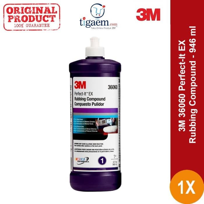 

3M 36060 Perfect-It EX Rubbing Compound - Kompon u/ Body Repair Mobil