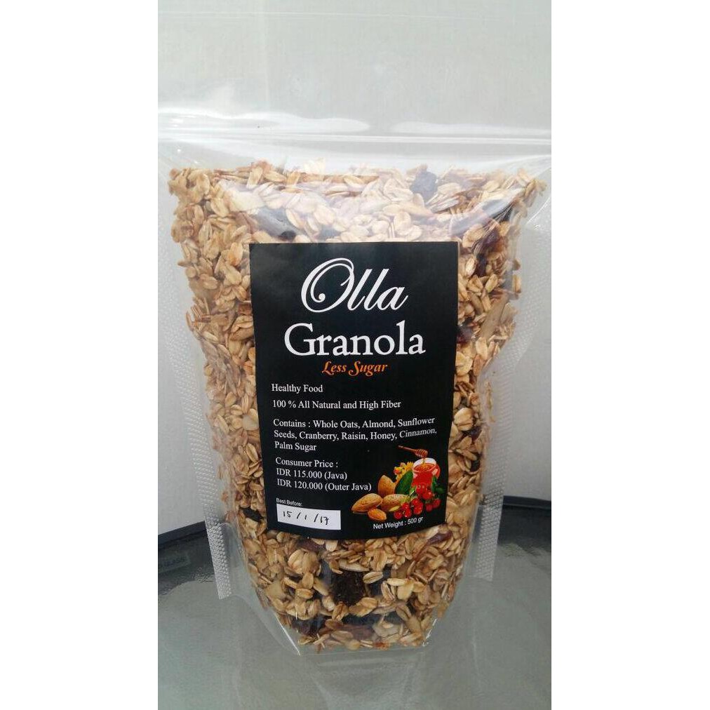 

Terbaru Muesli Olla Granola ~ Less Sugar