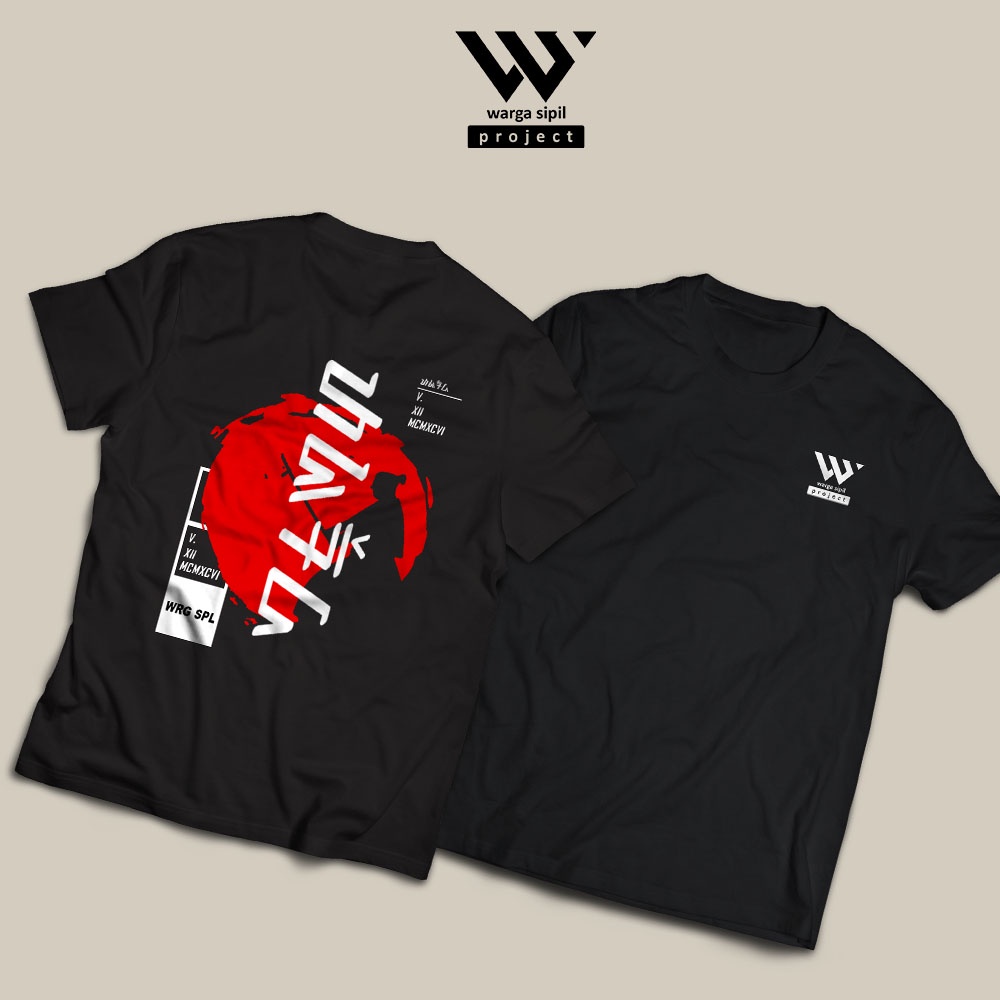Warga Sipil Project - Kaos WARGA SIPIL samurai edition