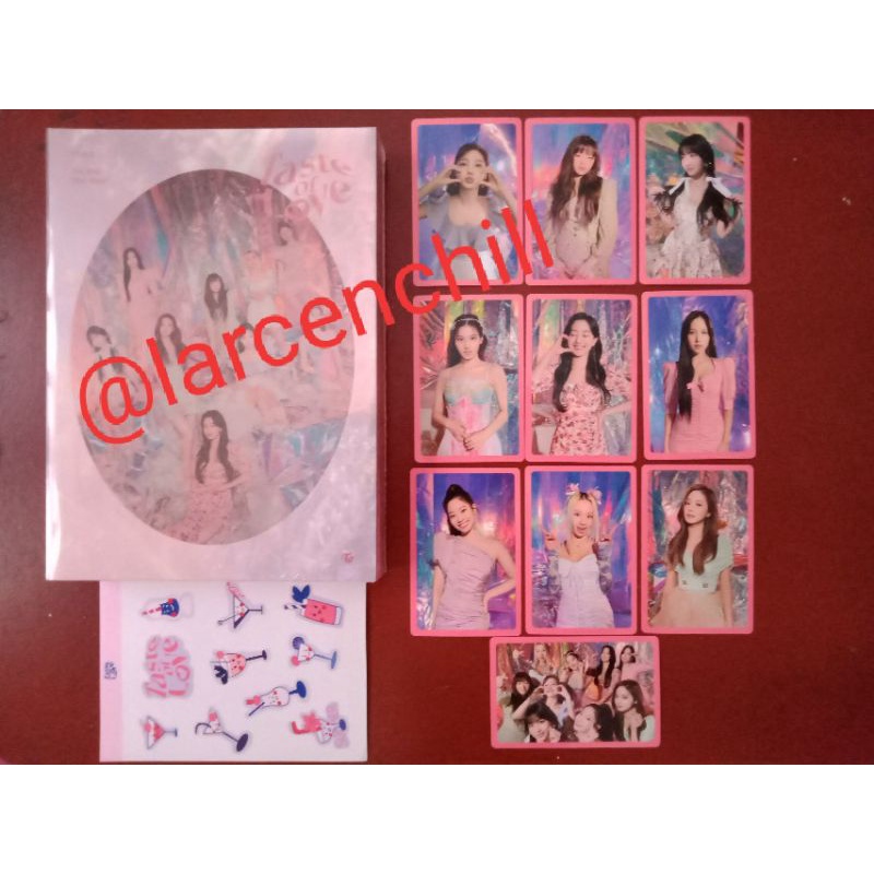 [SEALED] TWICE 10th Mini Album - TASTE OF LOVE (In Love Ver.)