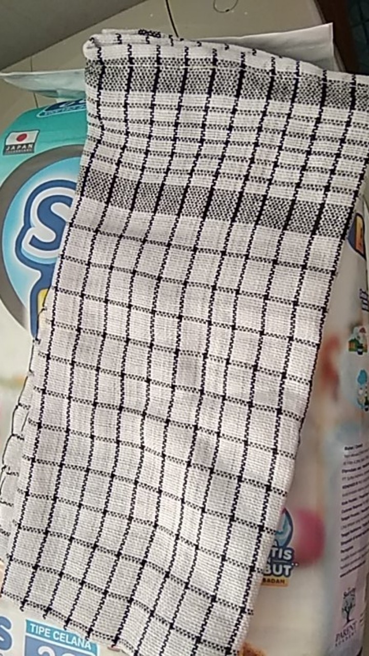 Serbet Kotak / Kain Lap / Serbet Dapur / Kain Serbet - Putih