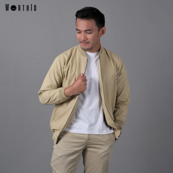 Worth ID Bomber Jacket Cream - M