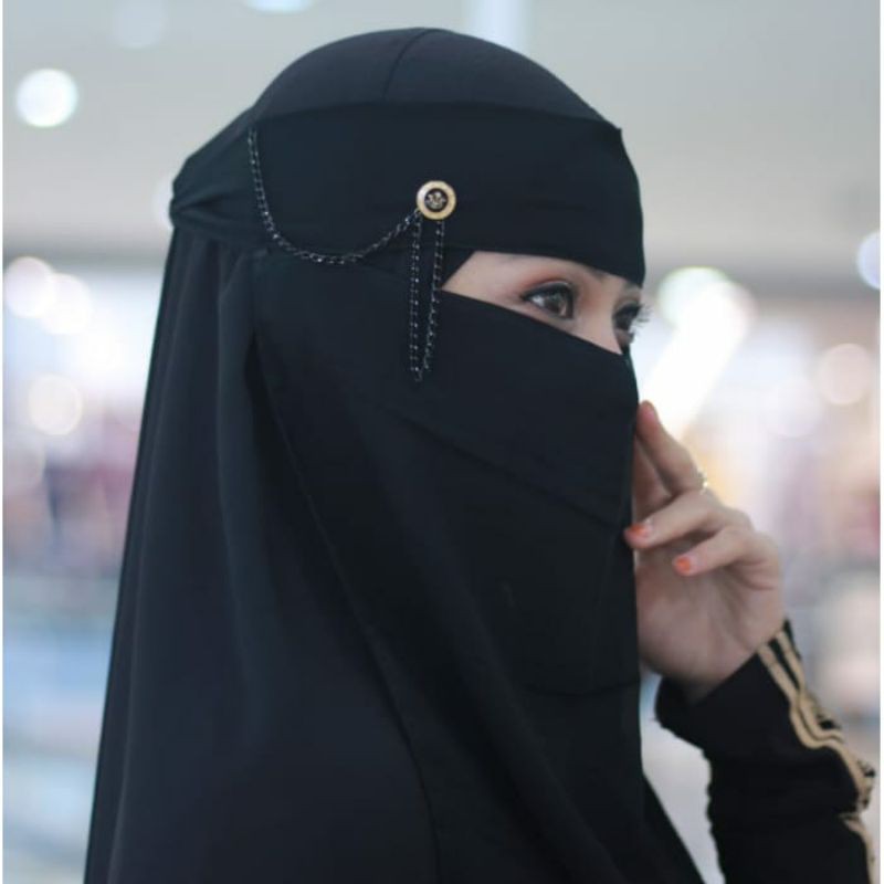 Niqab Bandana Lily Cadar Niqob Murah