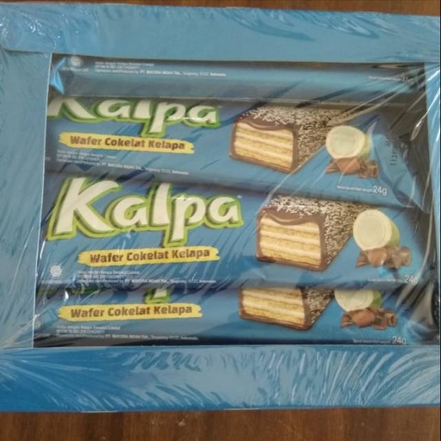 

Kalpa wafer coklat kelapa 1box isi 12pcs