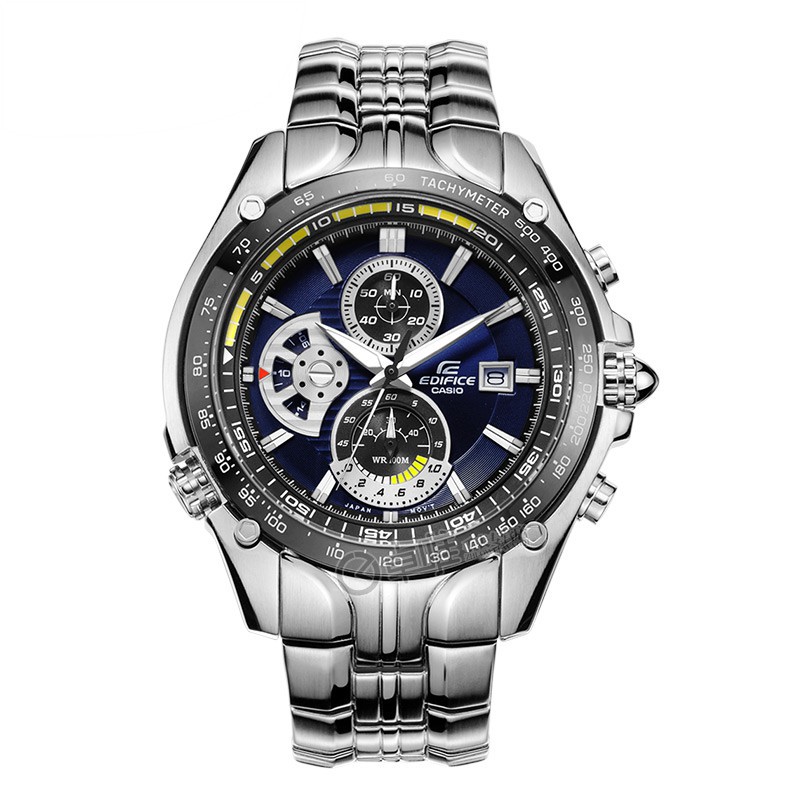 Jam Tangan Casio Edifice EF-543D-2A EF543 Silver