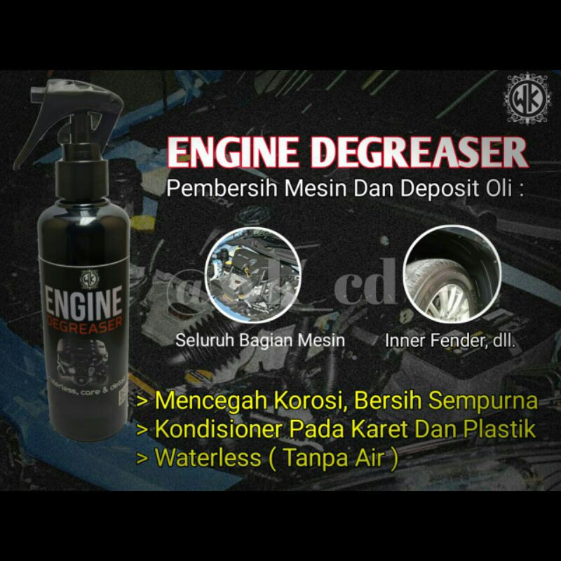 Pembersih Mesin Pembersih Mesin Mobil Engine Degreaser 250ml by WK Cleaner Detailing