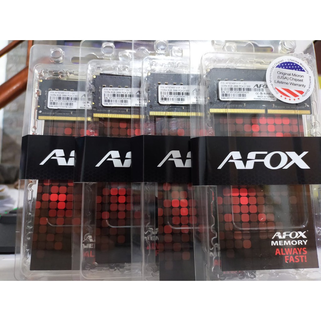 AFOX MEMORY SODIM DDR4 8GB 2666