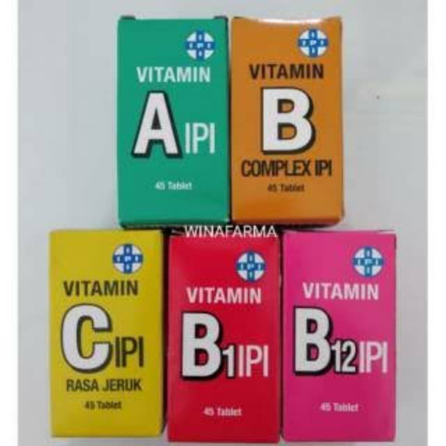 Ipi vitamin A,vitamin B,vitamin B12,vitamin C