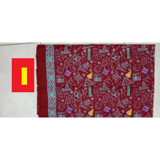 KAIN BATIK MATEMATIKA HARGA MURAH - I