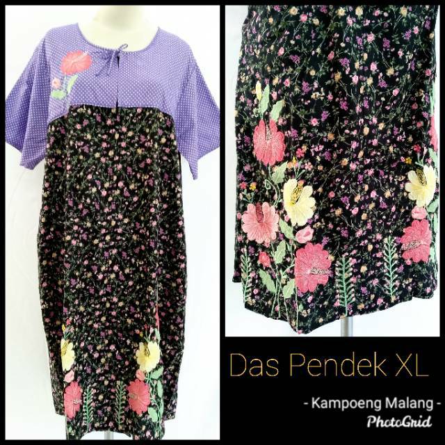 Daster Malang Pendek (katun jepang PREMIUM) uk. XL
