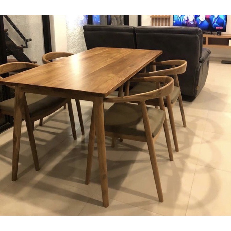 KURSI MAKAN JATI TUA-MEJA 130