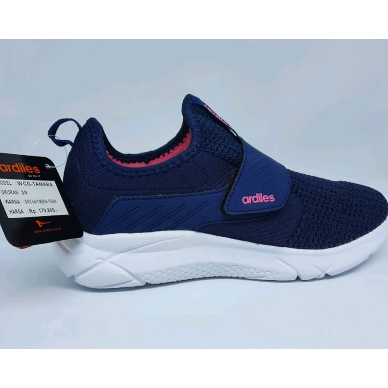 Sepatu wanita ardiles tamara biru  slip on sekolah casual women keren