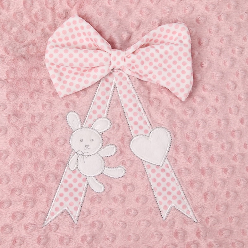 BABY K2 - Blanket Baby Minky Motif Cutes Ribbon