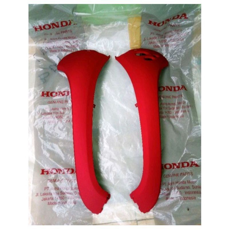 Sayap samping kap body depan scoopy new esp prestige K2F 2021 merah Dof original