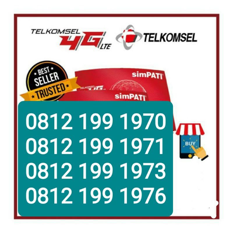 SIMPATI 11 DIGIT SERI TAHUN LAHIR 0812 199 1970, 1971, 1973, 1976