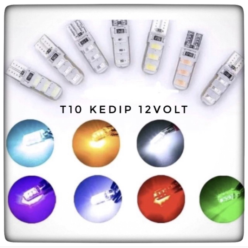 12VOLT - LAMPU SENJA LAMPU KOTA T10 KEDIP