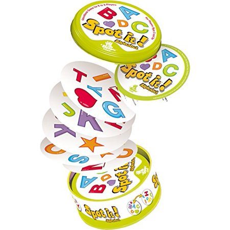 Spot It ! Alphabet Edition - Dobble Board Game Games Edukasi