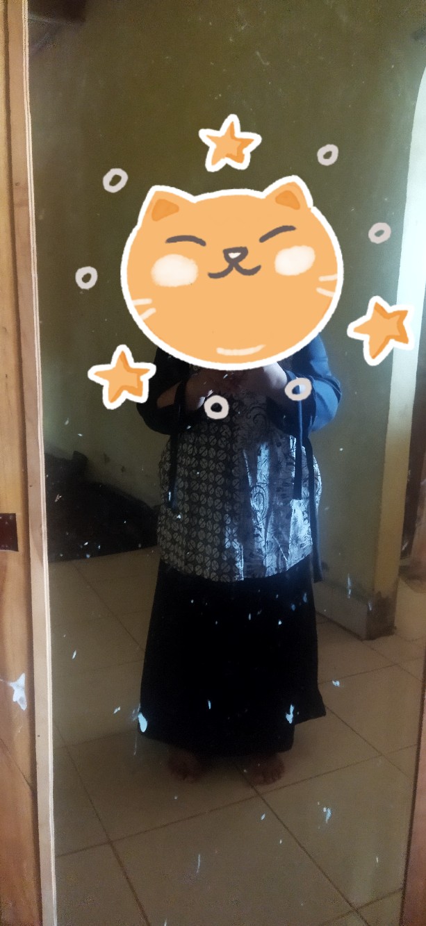 Tey-17 Batik Wanita Asj Sa Hrb026 Kenongo Kemeja Tosca Pendek