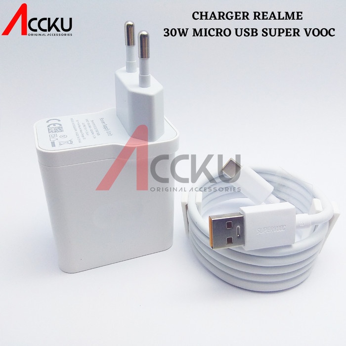 Charger Realme 30W Super Vooc Fast Charging Type C VC56HAEH