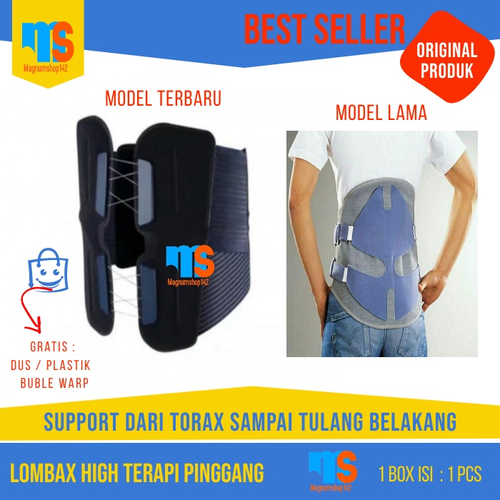 Korset Penyangga Tulang Belakang Nyeri Pinggang HNP New Lombax High