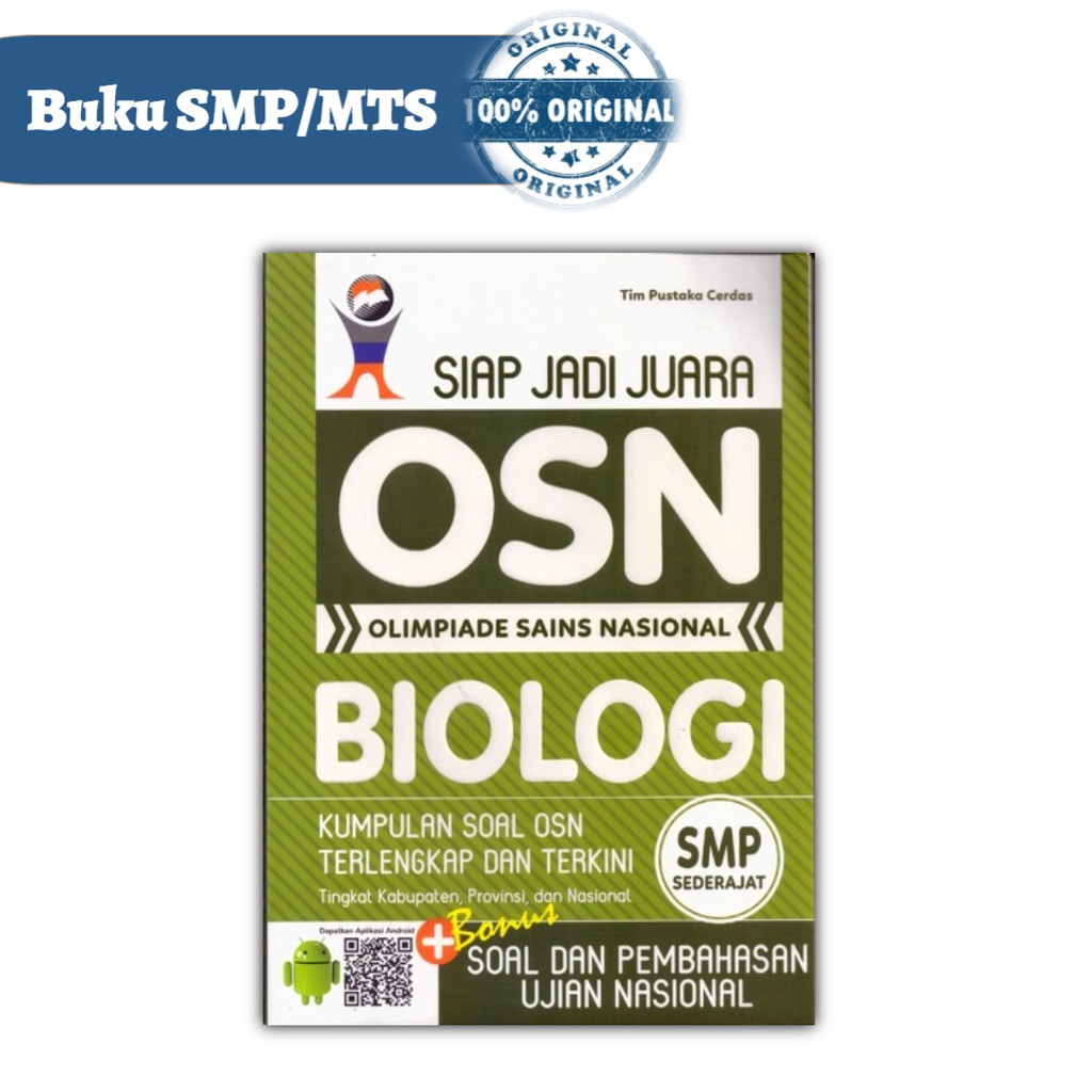Siap Jadi Juara OSN Biologi SMP  Buku Olimpiade Biologi SMP