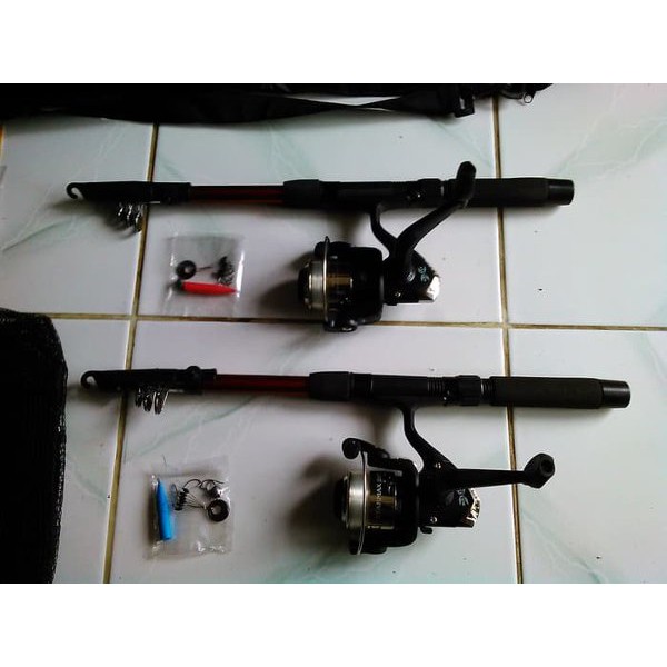 BEST paket Pancing 2in1 jaring Pancing koja tempat ikan