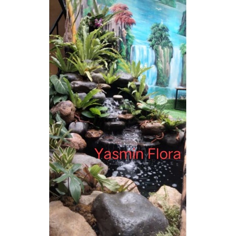 KOLAM IKAN MINIMALIS BATU ALAM